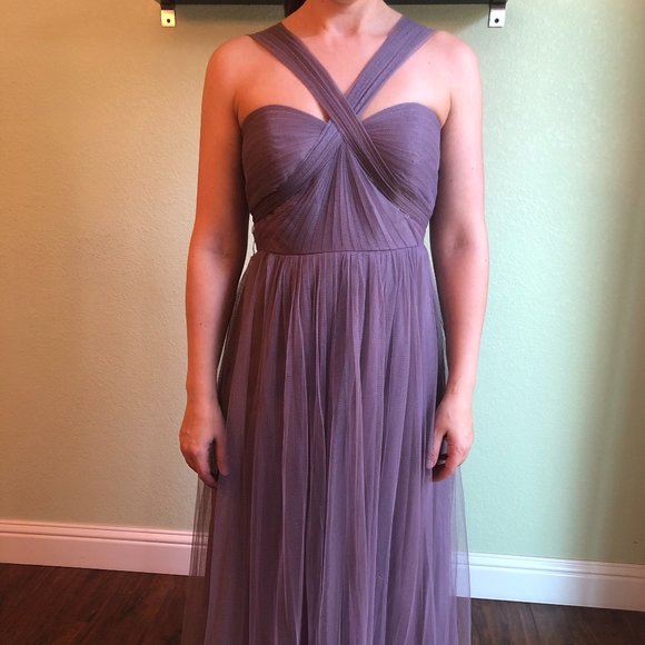 Jenny Yoo Annabelle Convertible Lilac Dress Size 6 - Picture 2 of 3